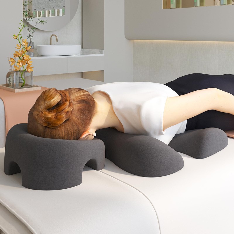 KONOVOLY Breast Pillow and Face Down Pillow for Massage Set,