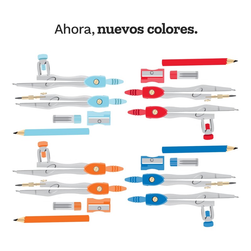 Barrilito Estuche Juego de Geometría. 6 pzas 8054EJG