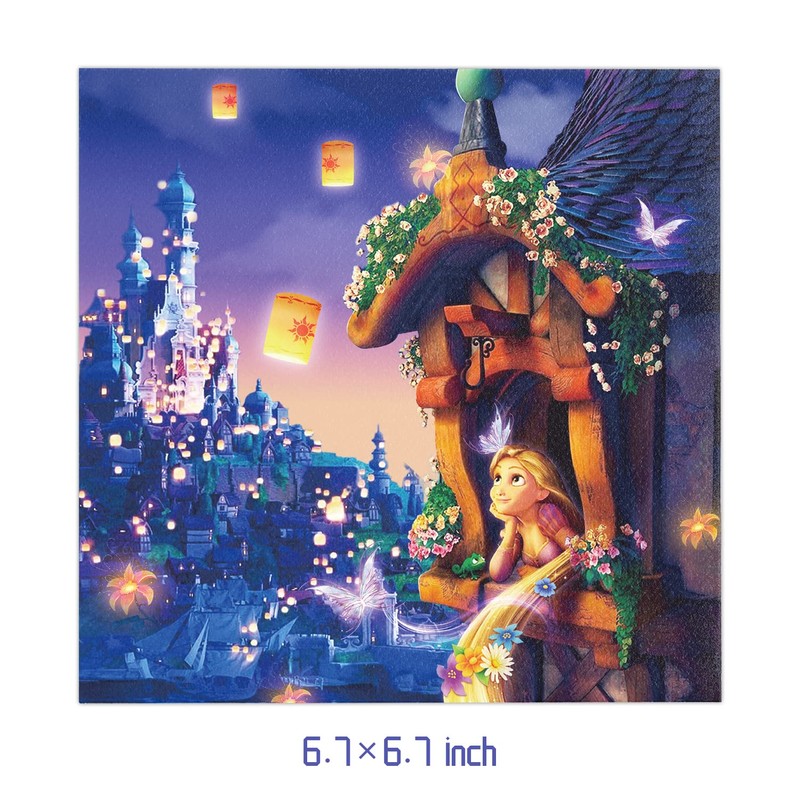 40pcs Rapunzel Birthday Party Supplies Pack Includes，for Rapunzel party supplies