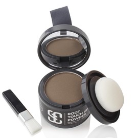 SOVONCARE Instantly Hairline Powder, Hairline Shadow Gray Coverage for Thinning Hair, Root Touch Up and Loss Concealer for Women, Brown