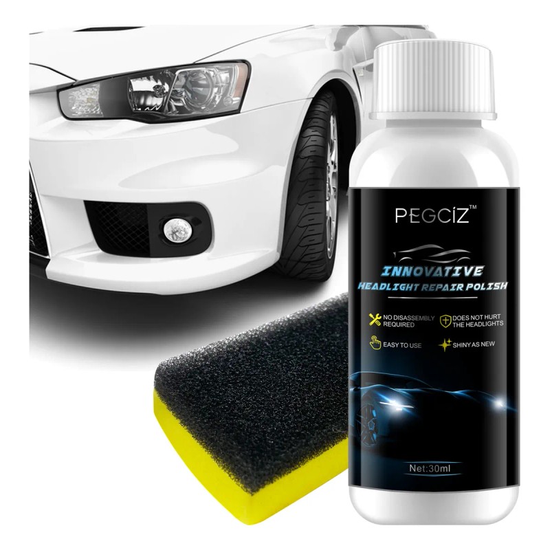 Abrillantador De Faros Restaurador Kit Reparador 30ml