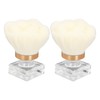 Nail Art Dust Powder Cleaner Brush Soft Bristles Comfortable Grip