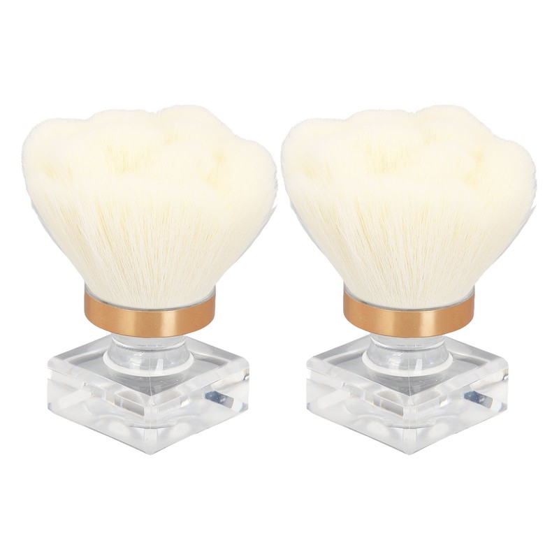 Nail Art Dust Powder Cleaner Brush Soft Bristles Comfortable Grip