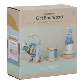 Little Dutch 7256 FSC Wooden Toy Gift Set Forest Friends Blue