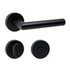 ck-türbeschläge New Orleans Door Handle Set Matt Black for Room