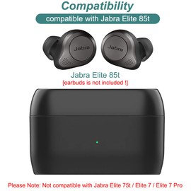 Kissmart Charging Case for Jabra Elite 85t, Replacement Charger Case Dock Cradle for Jabra Elite 85t Earbuds [Capacity 700mAh]