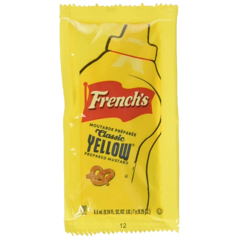 French's Mustard Packets, Gluten-Free, No High Fructose Corn Syrup On-the-go,