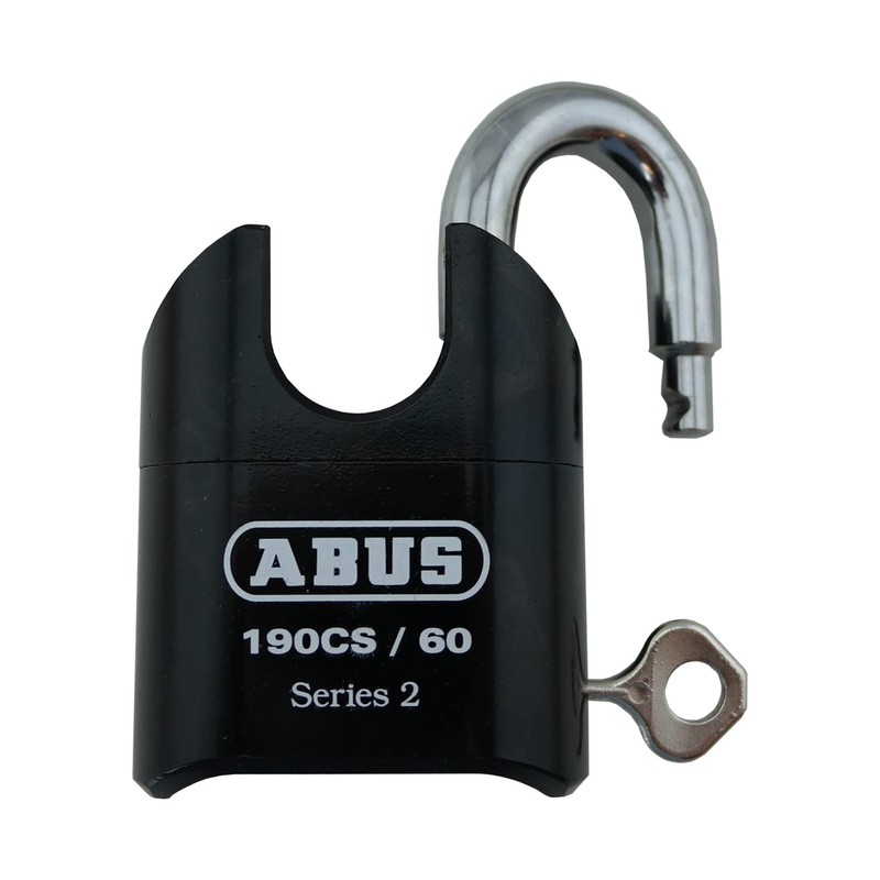 ABUS 190CS/60 High Security Solid Steel Combination Padlock, Closed Shackle