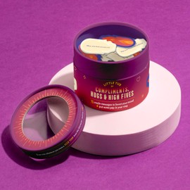 Knock Knock Little Tub of Compliments, Hugs & High Fives: 75 Oracle Message Cards to Boost Your Mood & Put Some Pep in Your Step