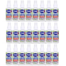 ZORBX Unscented Odor Eliminator for Strong Odor - Used in Hospitals & Healthcare Facilities | Advanced Trusted Formula, Fast-Acting Odor Remover Spray for Dog, Cat, House & Carpet - 2 Oz (Pack of 24)