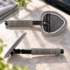Telescopic Microfiber Windshield Cleaning Tool with Reusable Pad and Replacement