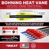 Bohning Heat Vane, Low Profile Hunting Vane, 2.5" 36pk, Silver