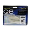 Q8 Super Bait-Paddle Tail - White Pearl