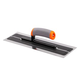 MIVOS Premium smoothing trowel made of high-quality stainless steel, 360 x 110 mm, professional smoothing wheel, smoother, drywall tool, ergonomic, non-slip handle, made in the EU