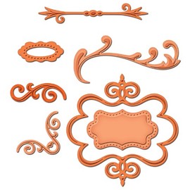 Spellbinders Twisted Metal Tags and Accents