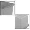 Fiazony 17.5 L Clear Storage Box, Plastic Storage Bins with