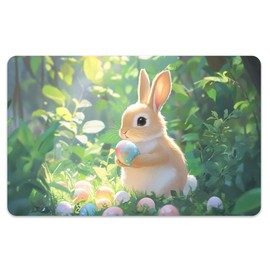 Peacoblue Sticker for Bank Cards, Easter Bunny and Eggs, Custom Skin Cover Protection for Credit Debit Cards, 4 Styles, Waterproof, Scratch-Resistant Sticker for EBT Transport Key Card