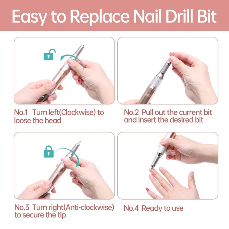 Handpiece for Delanie Nail Drill Electric Nail File for Manicure