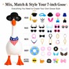 7-Inch Porch Goose Accessories, Mini Desk Goose Outfits for Goose