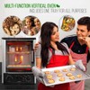 NutriChef Multi-Function Rotisserie Countertop Oven | 24 Quart Vertical Glass