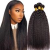 Hxxcoup Bundles Human Hair Bundles Kinky Straight Human Hair Brazilian