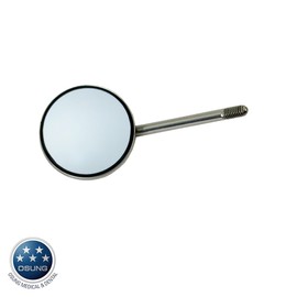 Osung Dental Front Surface Simple Stem Mouth Mirror #4, 12 pcs ox, Pack of 2 - DMFSS4