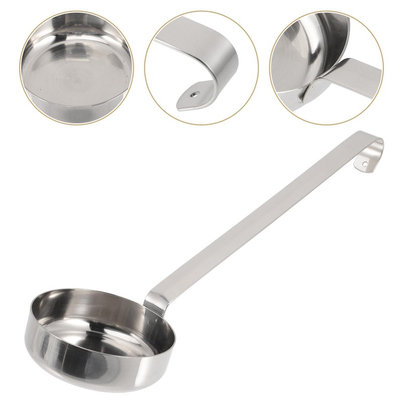 HOLIDYOYO Pizza Sauce Spoon Ladle for Cooking Pasta Flat Scoop