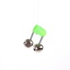 50Pcs 4.5cm Outdoor Twin Bells Ring Fishing Rod Clamp Bite