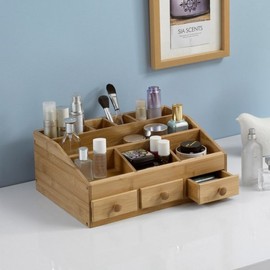 Freemade 원목 화장품정리함 1단 서랍형 Wooden Cosmetic Organizer with 1 Drawer