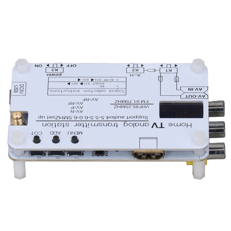 Home TV Analog Transmitter Station Sound Video Signal Transmission AV