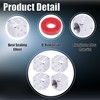 MEAJOO 4PCS Dice Style Tire Valve Stem Caps, with O