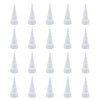 DGZZI 20PCS 48x19mm Applicator Tip Cap White Plastic Glue Cap