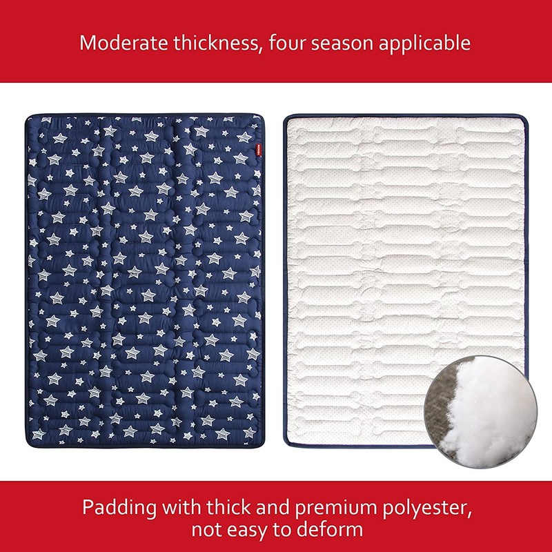 Dog Mat, Soft Bed Mat with Cute Prints, Anti-Slip Bottom