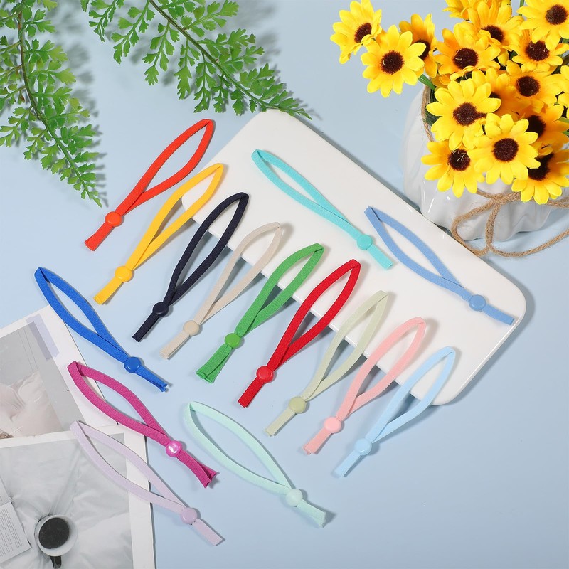 DOPENSPI 75PCS Stretchy Puppy Collar for Litter, Adjustable Kitten Collars
