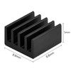 Easycargo 20pcs Small Mini Heatsink Kit + Thermal Conductive Adhesive