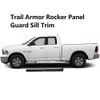 PIT66 Black Trail Armor Rocker Panel, Compatible with 1999-2006 Silverado/Sierra
