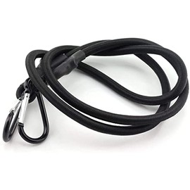 HJ Garden 1pcs 72 Inch / 180cm x 8mm Bungee Cord with Hook Heavy Duty Straps 2 Climbing Hooks Strong Elastic Rope Shock Cord Tie Down Set