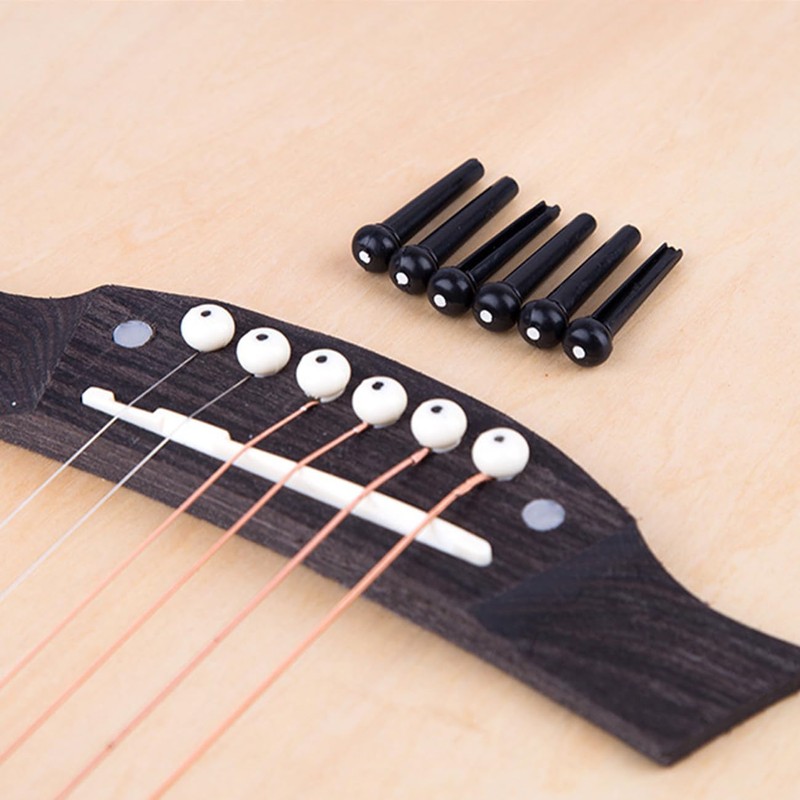VitalBloom Bridge Pin Acoustic Guitar Plastic Guitar String Pin Replacement