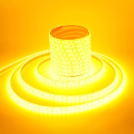 YM E-Bright EverBright Led Strip Lights Waterproof IP68 Flexible Amber Yellow Strip Light...