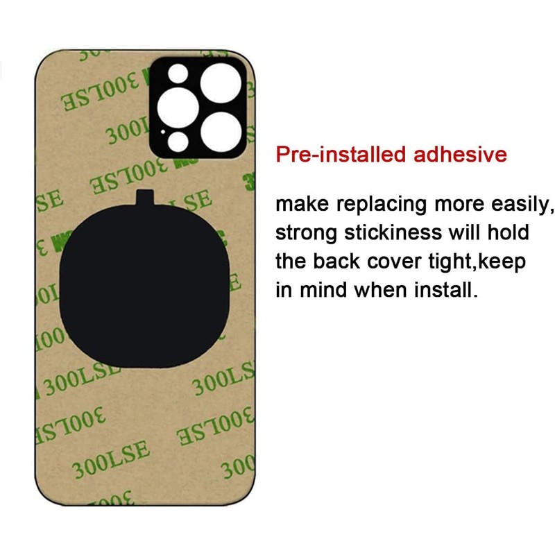 Original Back Glass Replacement for 12 Pro Max All Carriers