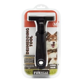 Furwear Long Hair Deshedding Tool for Medium Dog