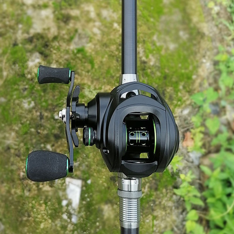 HL Metal Wheel Baitcasting Reel Left/Right Hand Magnetic Brake Fishing