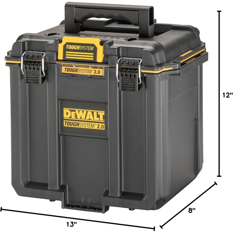 DEWALT TOUGHSYSTEM 2.0 Compact and Durable Deep Toolbox with Removable