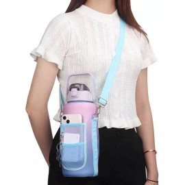 Estuchelandia Funda Bolsa Para Botella De Agua 2l Aislamiento Con Correa