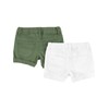 Simple Joys by Carter's Toddler Girls Denim Shorts, Olive/White, 5T