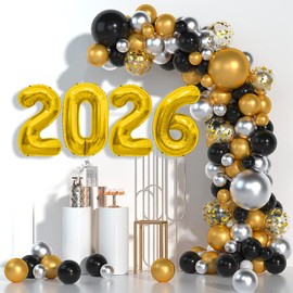 2026 Balloons Gold,40 inch 2026 Foil Balloons,Nye Decorations 2026,Mylar 2026 Balloon for 2026 New Years Decorations,Large 2026 Balloon Numbers for New Years Eve Party Supplies 2026 Graduation Decor
