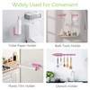Pink Paper Towel Holder Under Cabinet No Drilling, Self Adhesive