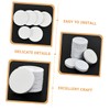 Healvian 50pcs Nail Buffing Discs Nail Buffer Pads for Manicure
