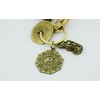 Brass Lucky Key Chain