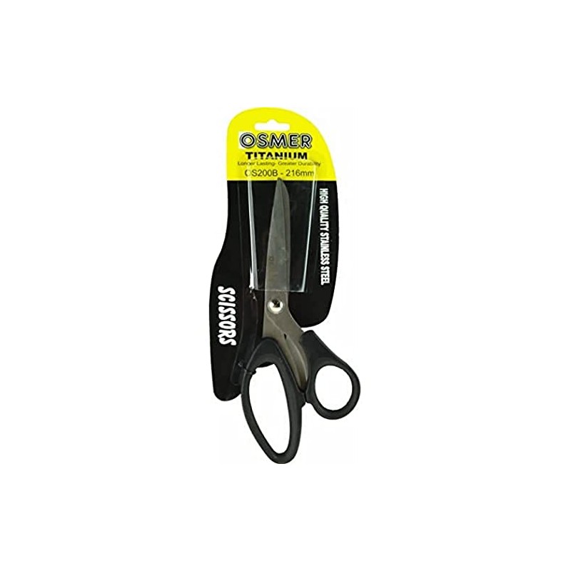 Osmer OS200B Titanium Coated Offset Handle Scissor, 216 mm Length,